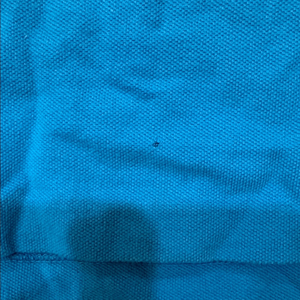 Women’s Ralph Lauren Blue Polo with Yellow Pony Logo - Picture 2 of 5